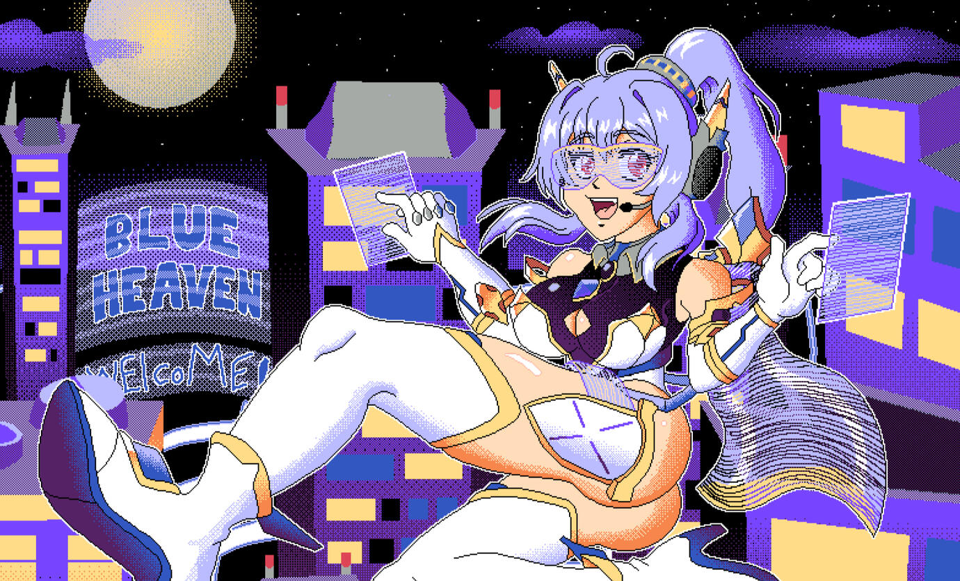 Cyber Sain pixel art