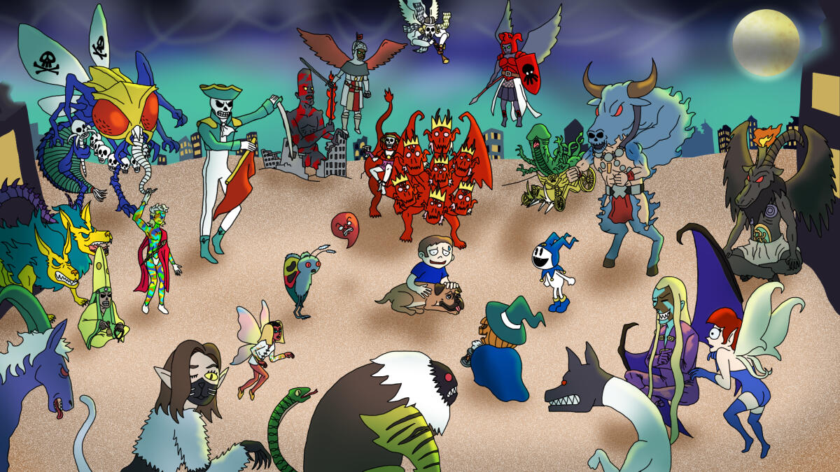 Shin Megami Tensei Coloring commission