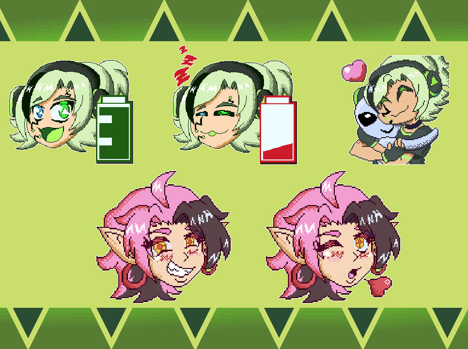 Twitch pixel art emotes